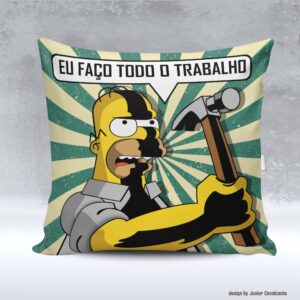 Kit de Artes para Sublimação Dia dos Pais 044 Homer Trabalho