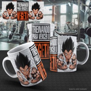 Arte Academia Fitness 012 Treinando para Vencer o Vegeta