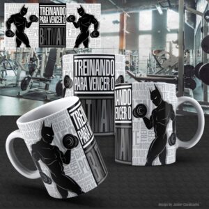 Arte Academia Fitness 002 Treinando para Vencer o Batman