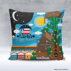 Kit de Artes para Sublimação Amo Meu Nordeste Colors 037 Bahia