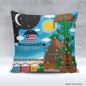 Kit de Artes para Sublimação Amo Meu Nordeste Colors 039 Maranhão