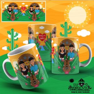 Arte para Sublimação em Caneca New Nordeste Colors 001