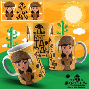 Arte para Sublimação em Caneca New Nordeste Colors 010