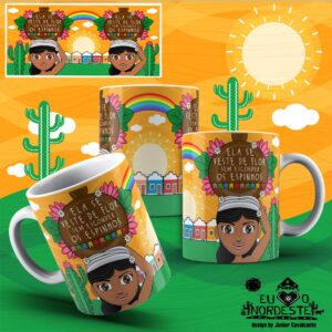 Arte para Sublimação em Caneca New Nordeste Colors 011