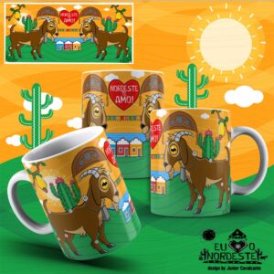 Arte para Sublimação em Caneca New Nordeste Colors 012