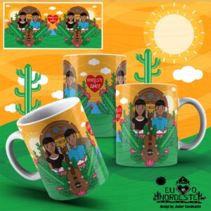 Arte para Sublimação em Caneca New Nordeste Colors 002