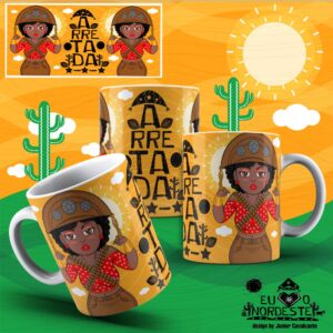 Arte para Sublimação em Caneca New Nordeste Colors 007