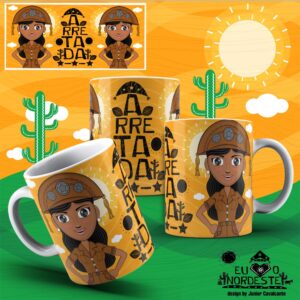 Arte para Sublimação em Caneca New Nordeste Colors 009