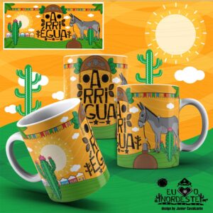 Arte para Sublimação em Caneca New Nordeste Colors 015