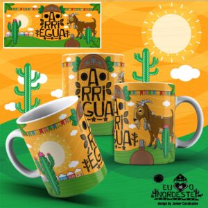 Arte para Sublimação em Caneca New Nordeste Colors 016