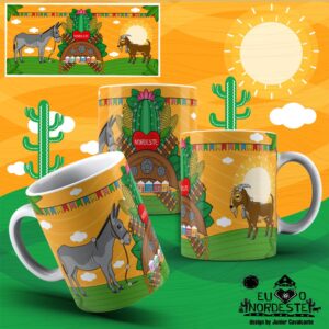 Arte para Sublimação em Caneca New Nordeste Colors 019